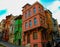 Istanbul Balat Colorful Houses