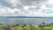 Istanbul and Bosphorus view from the Topkapi Palace timelapse. View of downtown. Travel Turkey