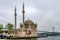 Istanbul. Image of Ortakoy Mosque with Bosphorus Bridge in Istanbul