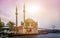 Istanbul. Image of Ortakoy Mosque with Bosphorus Bridge in Istanbul