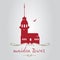 istanbul maiden’s tower logo, icon and symbol vector illustration