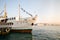 Istanbul passenger ferry docked on the Bosphorus