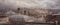 Istanbul roofs cityscape in a cloudy day