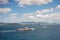 Istanbul Seascape with Ferry and Boat