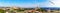 Istanbul skyline panorama: the roofs, the Hagia Sophia and the Blue Mosque view, Turkey