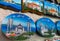 Istanbul souvenir magnet with picture of mosque