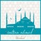 istanbul sultan ahmed mosque logo, icon and symbol vector illustration