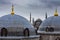 Istanbul, Turkey. 06-December-2018. Scenic photo of Haya Sofia domes during a cloudy day