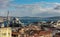 Istanbul, Turkey. 09-November-2018. Splendid view of the city of Istanbul, mosque and Bosphorus river