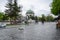 Istanbul,Turkey, April 21, 2015:Sultanahmet square and German fountain in Istanbul.