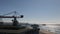 Istanbul, Turkey - Feb 19, 2022: Passenger ships arriving at Eminonu port on a sunny Day