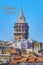 Istanbul, Turkey. Galata Tower and old buldings