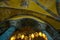 Istanbul, Turkey:. Hagia Sophia in Istanbul. Interior and decoration details, mosaic of Ayasophia. Museum, Orthodox Church and