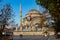 Istanbul, Turkey - January 01, 2021: Nuruosmaniye Camii Mosque in Istanbul