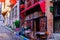 Istanbul, Turkey. July 21, 2019. Fatih historic district, Balat quarter, view of the street and houses