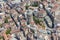 Istanbul, Turkey - June 9, 2013; Istanbul landscape from helicopter. View of Galata Tower from helicopter. Shooting from the