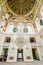 Istanbul, Turkey - May 26, 2017. Interior of famous mosque on the shore of Bosphorus Buyuk Mecidiye Camii