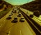 Istanbul, Turkey - November 10, 2009: Traffic jam on the highway