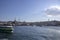 Istanbul, Turkey - October-6,2019: Close-up view of Eminonu mosque and steamboat mosque