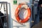 Istanbul, Turkey - September 05, 2019: Lifeline on a river sea tram in Istanbul