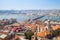 Istanbul, Turkey. Summer cityscape with bridge