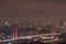 Istanbul view at night. Bosphorus Bridge and cityscape of Istanbul