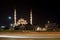 Istanbul views. Mosque In the night