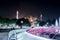 Istanbul views. Mosque In the night