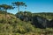 Itaimbezinho Canyon with cliffs and waterfall