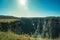 Itaimbezinho Canyon with steep rocky cliffs