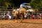 Itaja, Goias, Brazil - 04 22 2023: rodeo event in the horse riding modality