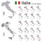 Italia and regions