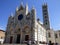 Italia. Sienne. Duomo. Cathedral Notre Dame de l`Assomption and the Campanile