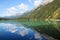 Italian alpine lake in Alto Adige area (Anterselva lake)