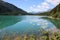 Italian alpine lake in Alto Adige area (Anterselva lake)