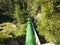 Italian Alps. Italy. Forced water conduit that carries water from the dam to the power plant for power generation