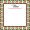 Italian Background Menu with red, green, white checkered border