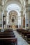 Italian baroque church interior