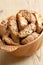 Italian cantuccini cookies in bowl