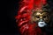 Italian carnival venetian mask. Mysterious event, party