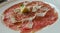 Italian Carpaccio cheese oil olive red tasty famous food cook