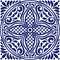 Italian ceramic tile pattern. Mediterranean porcelain pottery.