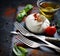 Italian cheese burrata, tomatoes, basil and olive oil