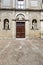 Italian church doors with religious iconography