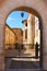 Italian city Assisi, monastery of St. Francesco