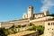 Italian city Assisi, monastery of st Francesco