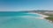 Italian coastline,beautiful turquoise tropical sea and white sandy beaches