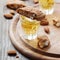 Italian cookie cantuccini and wine