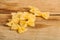 Italian cuisine concept - Wholemeal farfalle pasta