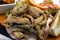 Italian cuisine - fish dishes: fried anchovies